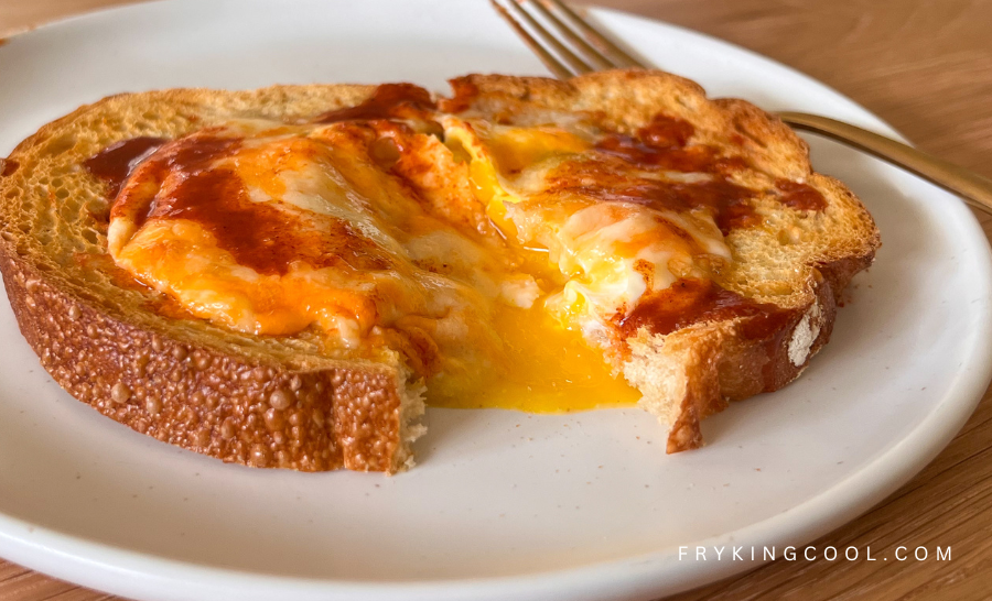 EASY AIR FRYER EGG ON TOAST Recipe